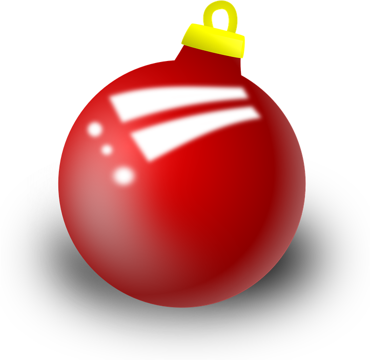 Bell Ornament Decoration Red Christmas Xmas - Christmas Ornament Clipart (765x720)