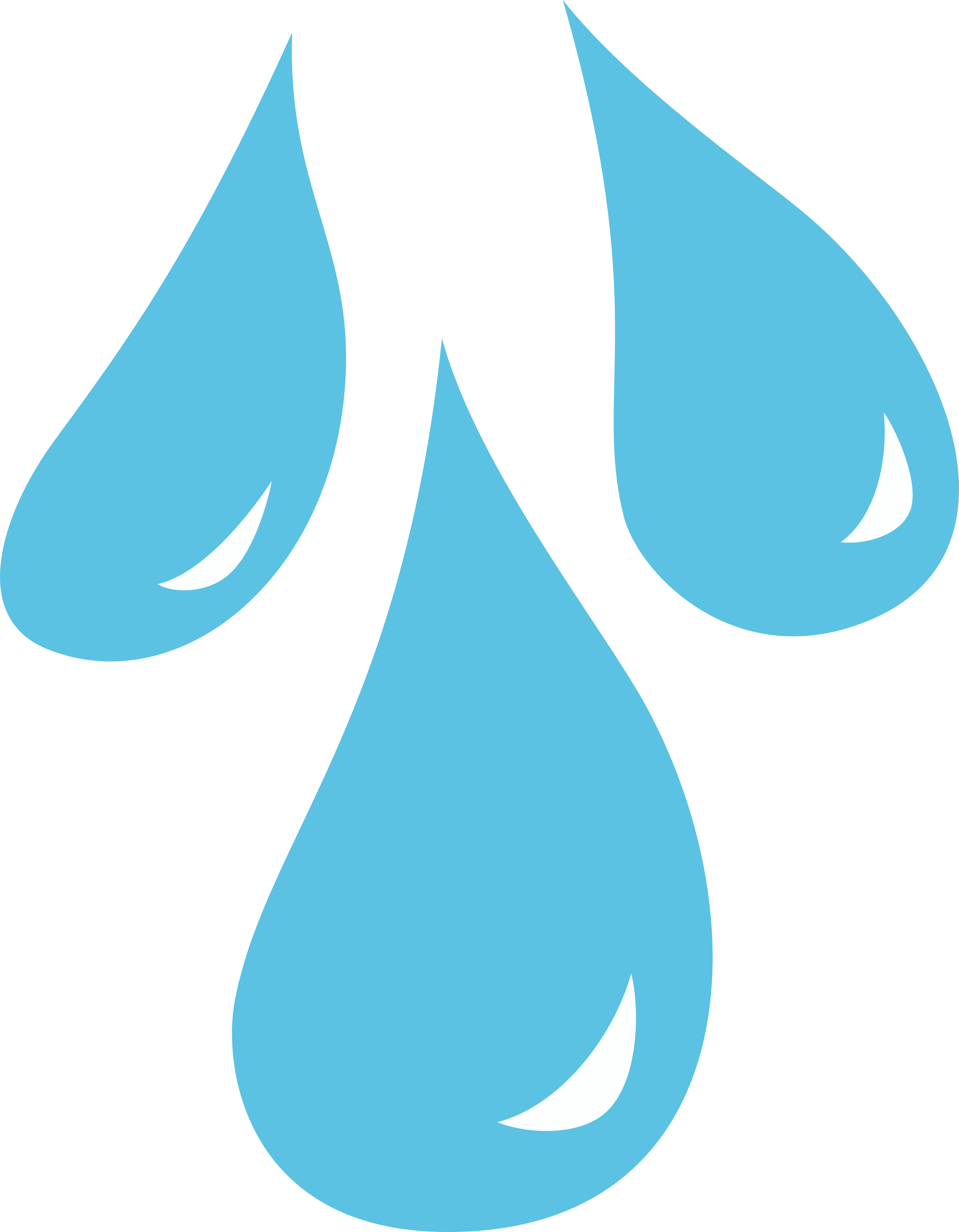 Rain Clip Art - Water Drops Clipart Png (5000x6426)