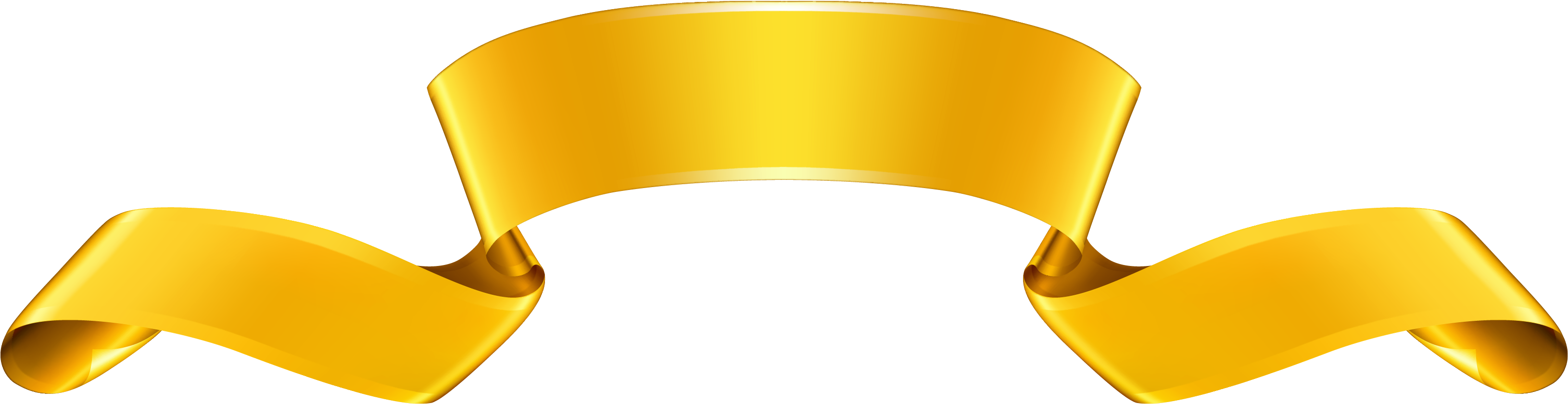 Gold Png Image - Clip Art (3456x1131)