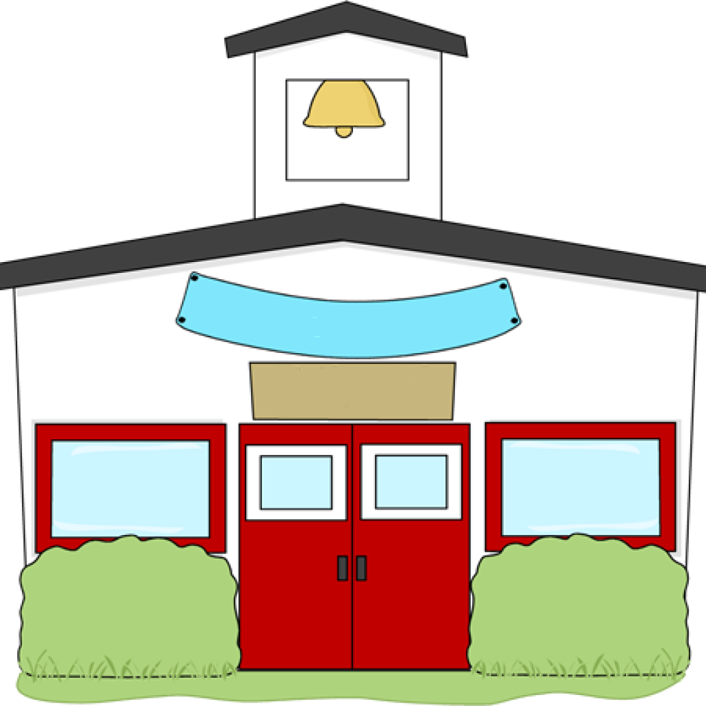 School House Clip Art Schoolhouse Clip Art Schoolhouse - Cartoon School Transparent Background (1024x1024)