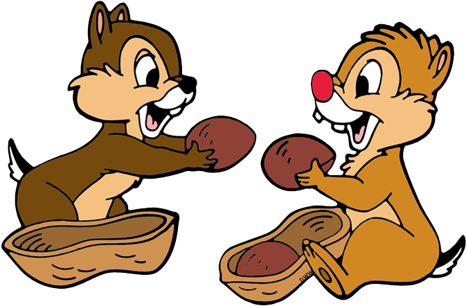 Chip And Dale Clip Art - Chip Dale Png (682x443)