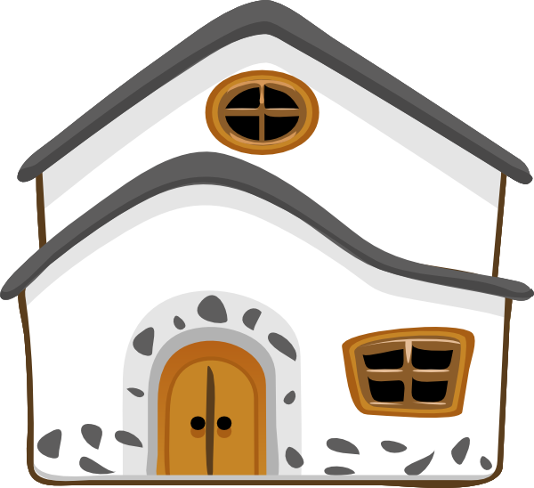 Casa Branca White House Clip Art - Snow White House Png (600x548)