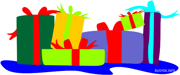 Giving Gift Clipart - Gift Giving Clipart Png (671x347)
