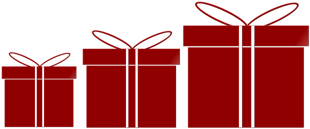 Gift, Box, Present, Incentive, Ribbon - Gift Box Png (640x355)