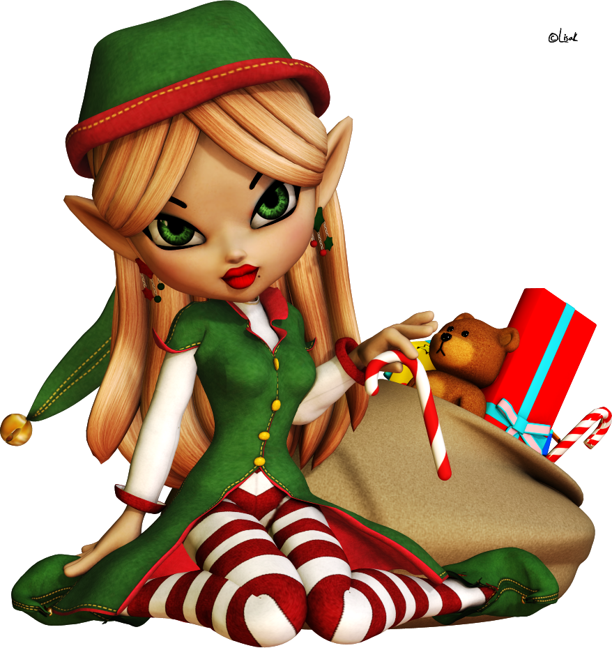 Deco Noel - Elves Png (878x929)