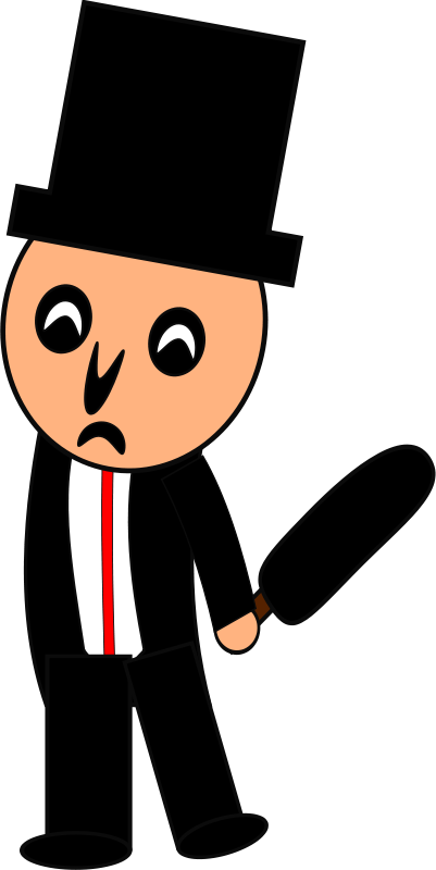 Victorian - Cartoon Guy With Umbralla Png (512x1022)