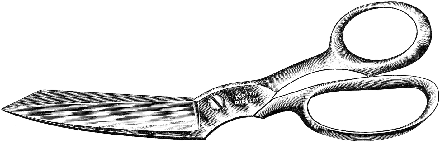 Advertisement Cliparts - Scissors (1600x716)