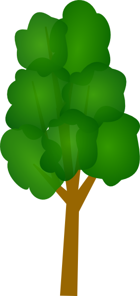 Tree Svg Clip Arts 282 X 593 Px - Long Tree Vector Png (282x593)