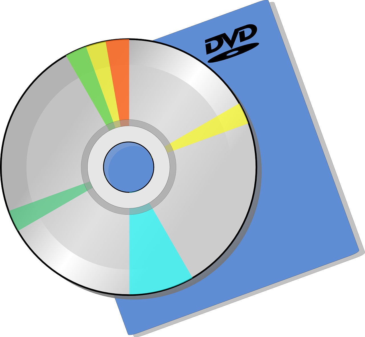Cd-rom Disc Svg Vector File, Vector Clip Art Svg File - Dvd Clipart (1280x1180)