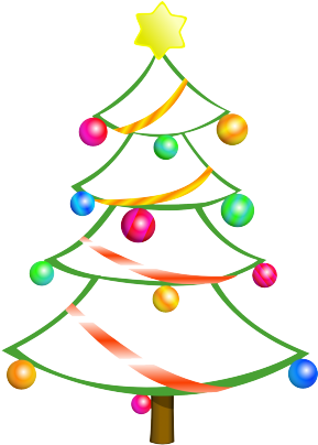Christmas Tree Art - Christmas Tree Clip Art (288x431)