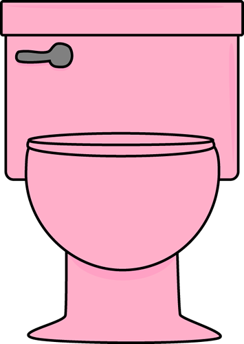 Potty Clip Art - Black And White Clipart Toilet (355x500)