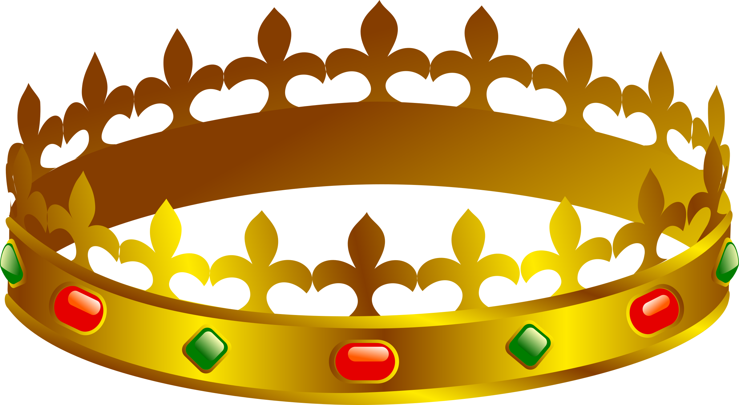 Crown Clip Art - Prince Crown Clipart Png (2400x1314)