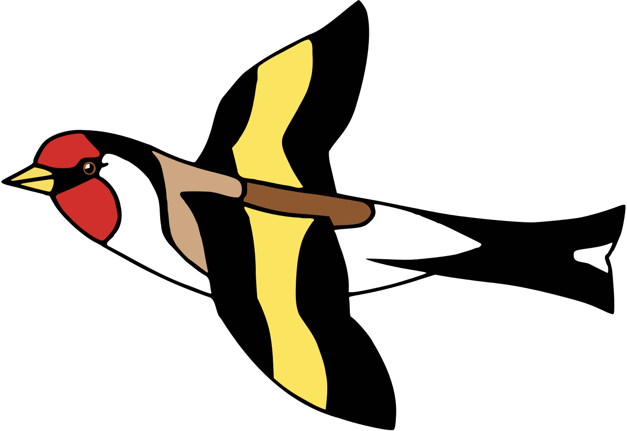 Carduelis Carduelis Heraldry - Goldfinch Clipart (1280x880)