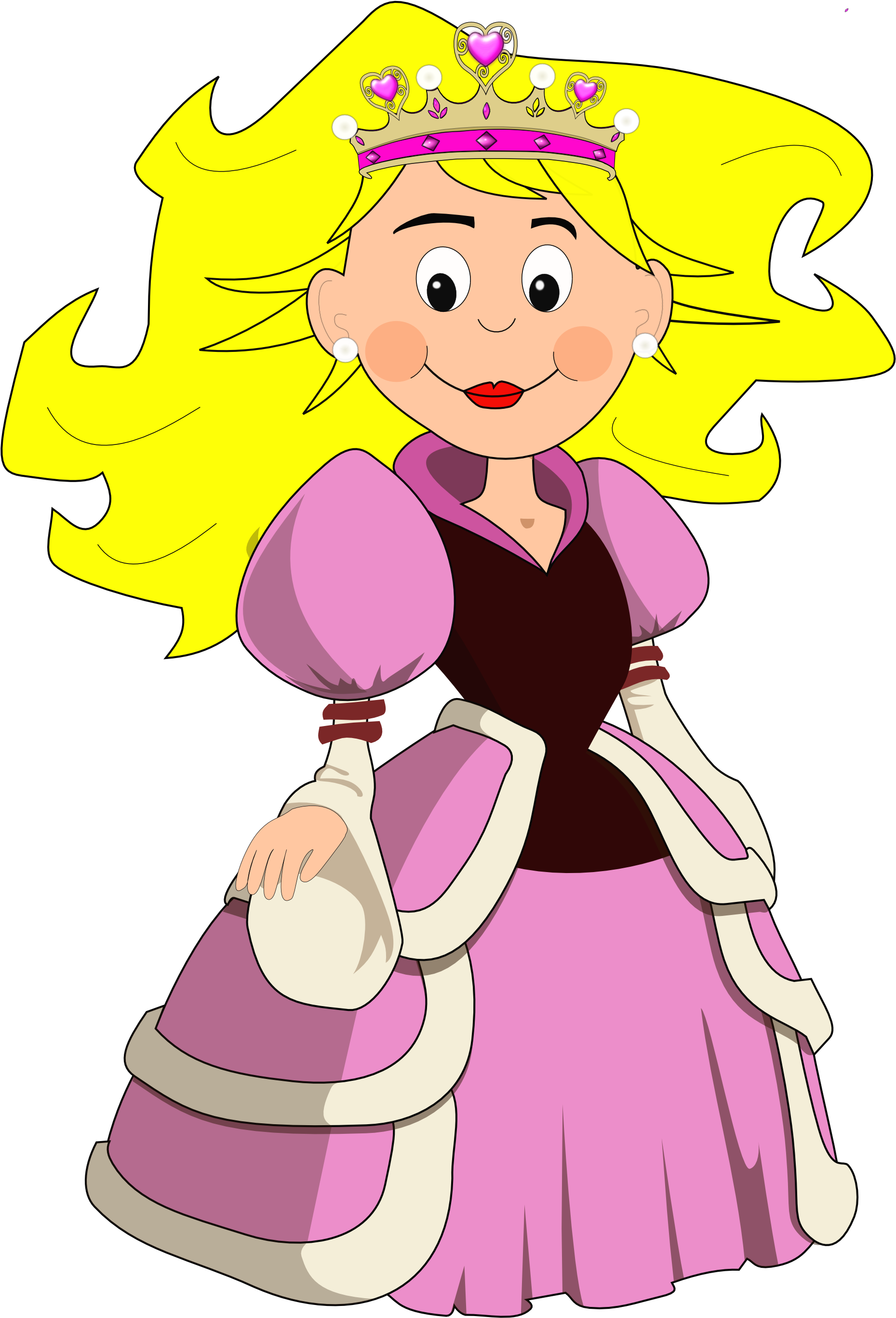 Medieval - Princess - Clipart - Queen Clip Art Png (1969x2861)