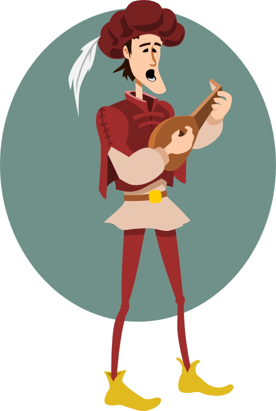 Free Troubadour Free Necromancer Chibi Free Medieval - New York Times App Icon (1613x2400)