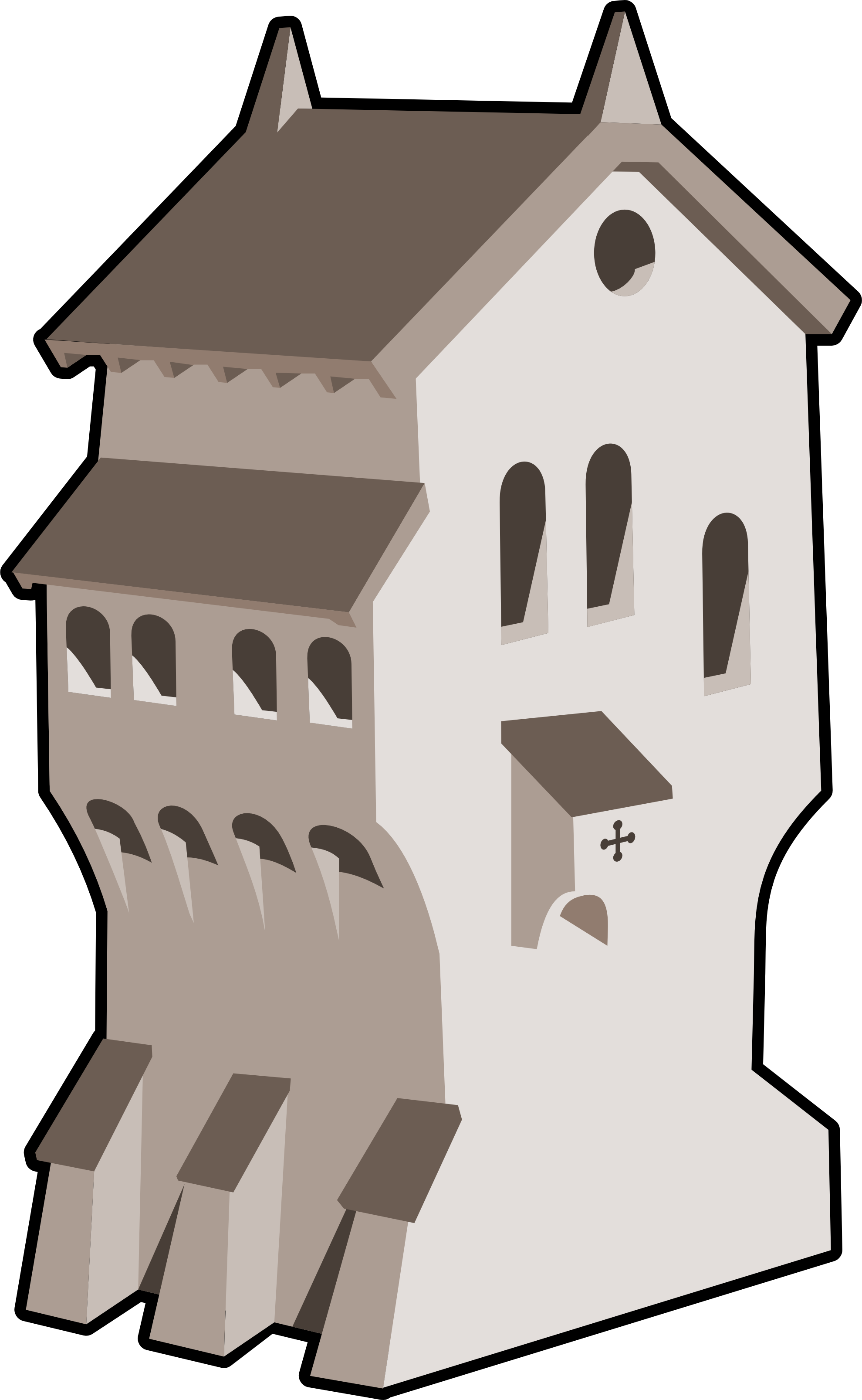 Big Image - Clipart Medieval Buildings Png (1979x3212)