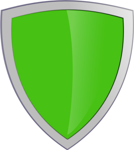 Neoteric Shield Clipart Green No Whitebackround Clip - Green Shield Logo Transparent (534x597)