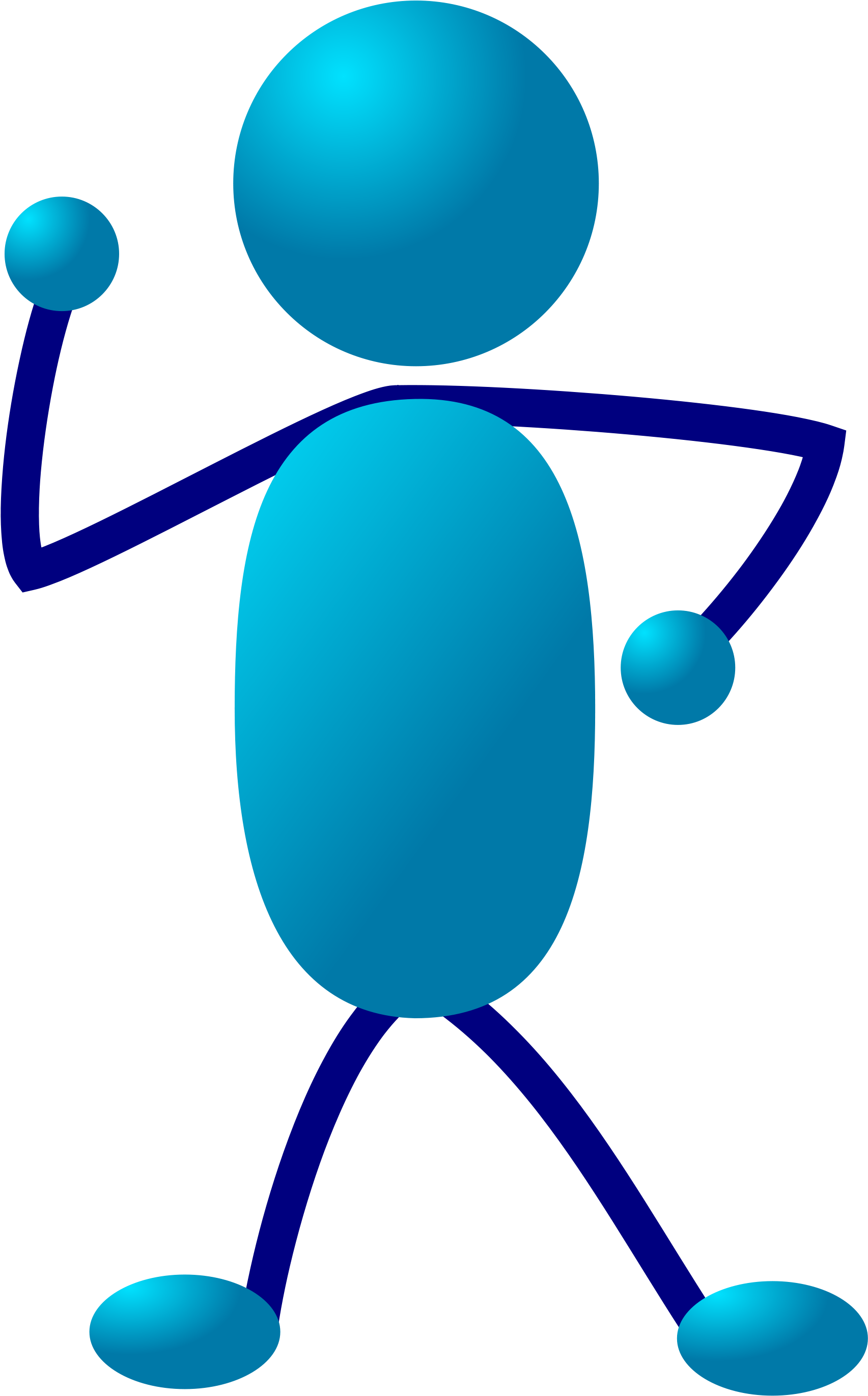 Big Image - Stick People Clip Art (3000x3000)