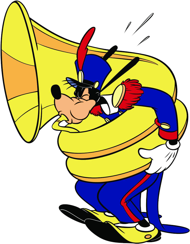 Tuba French Horn 4 Clip Art Vector Free Image Wikiclipart - Tuba Player Clipart (653x828)