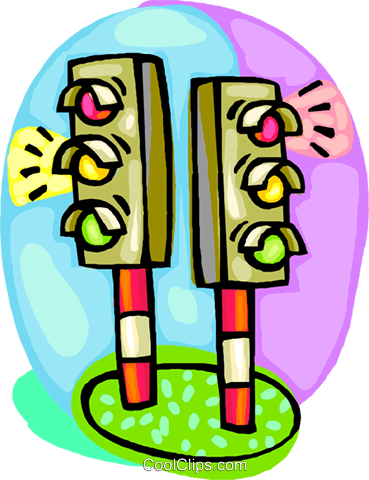 Crafty Stoplight Clipart Traffic Lights Royalty Free - Illustration (369x480)