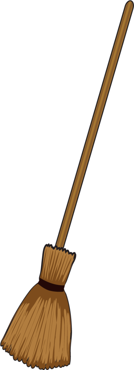 Broom Clip Art Tumundografico - Witch Broom Clip Art (507x1315)