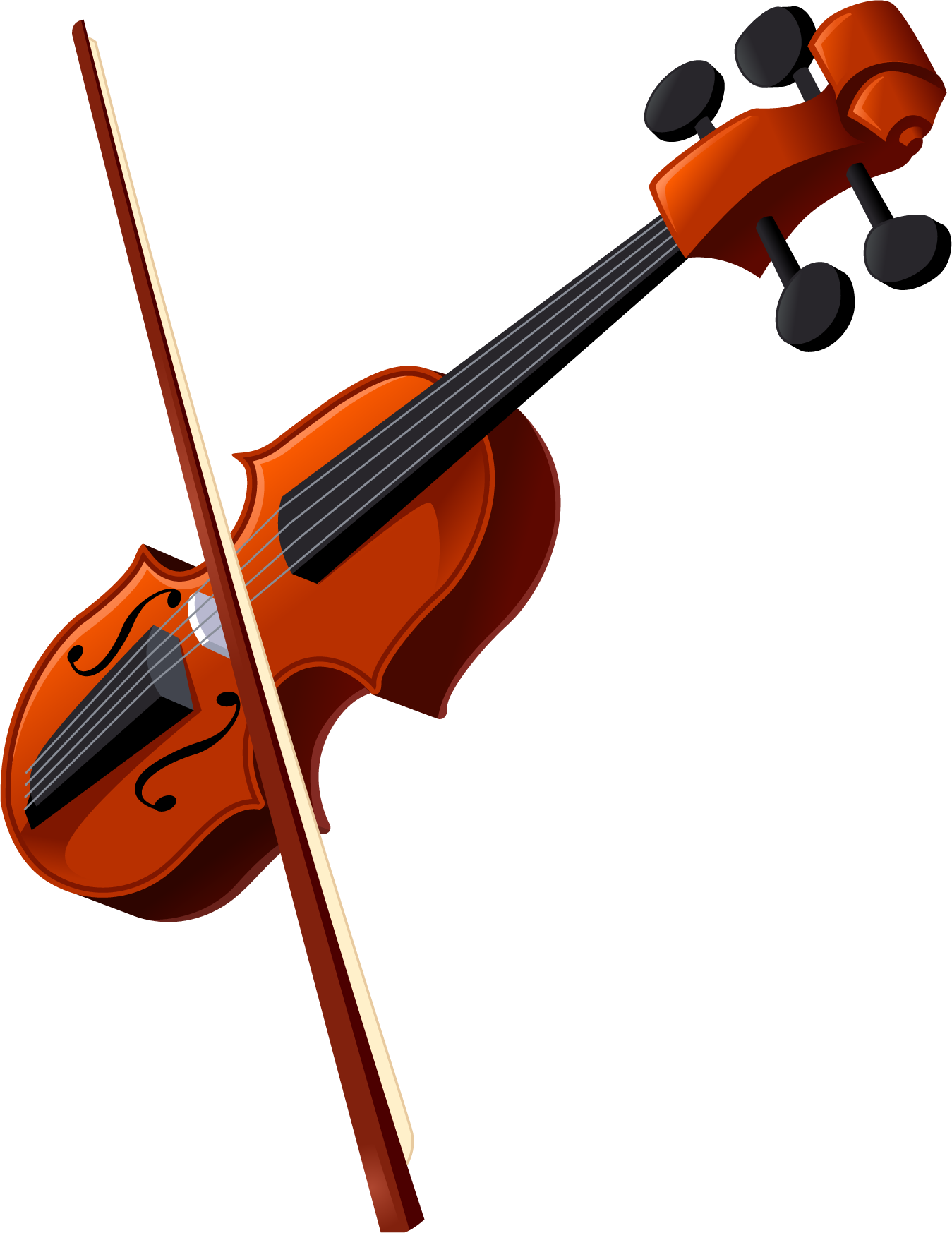 Violin Transparent Free Images Only Cliparts - Violin Clipart (1349x1747)