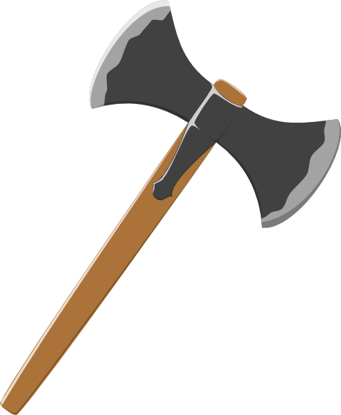 Battle Axe Clipart (492x599)