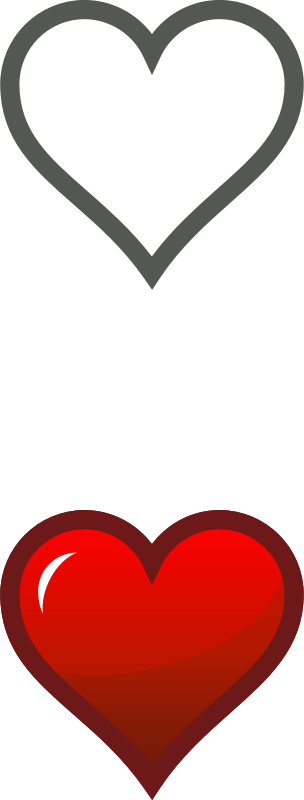 Combine Clipart Free For Download - Transparent Icon Heart (304x800)