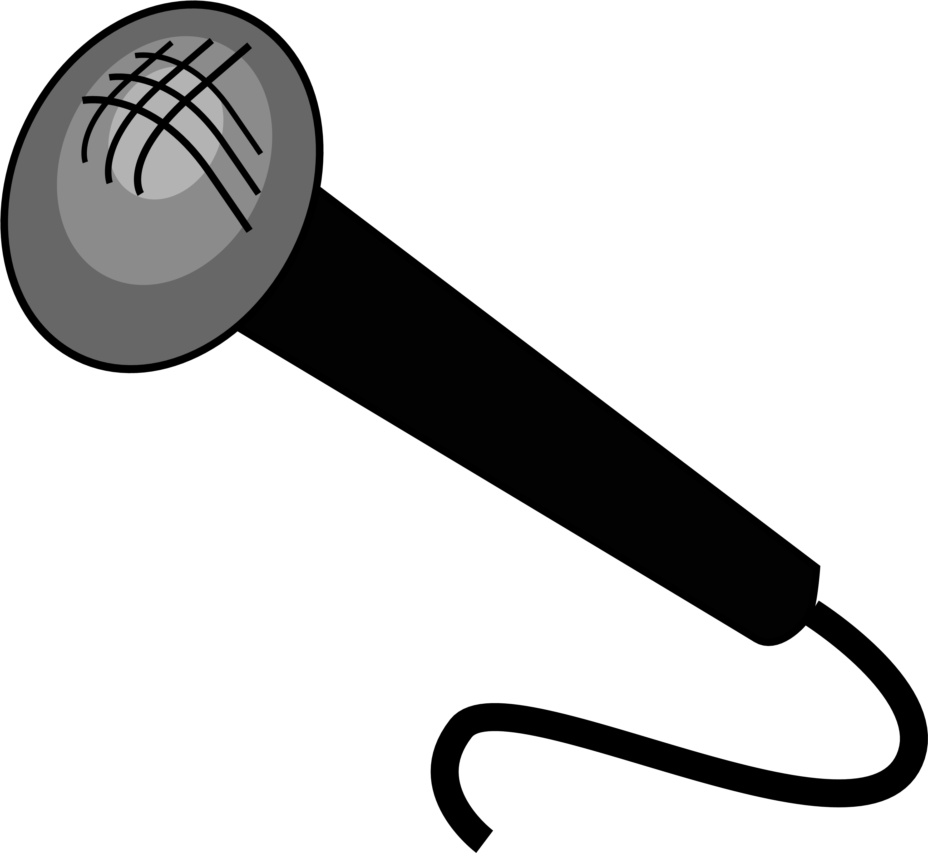 Microphone Clip Art Free Clipart Images - Microphone Clipart (3532x3263)