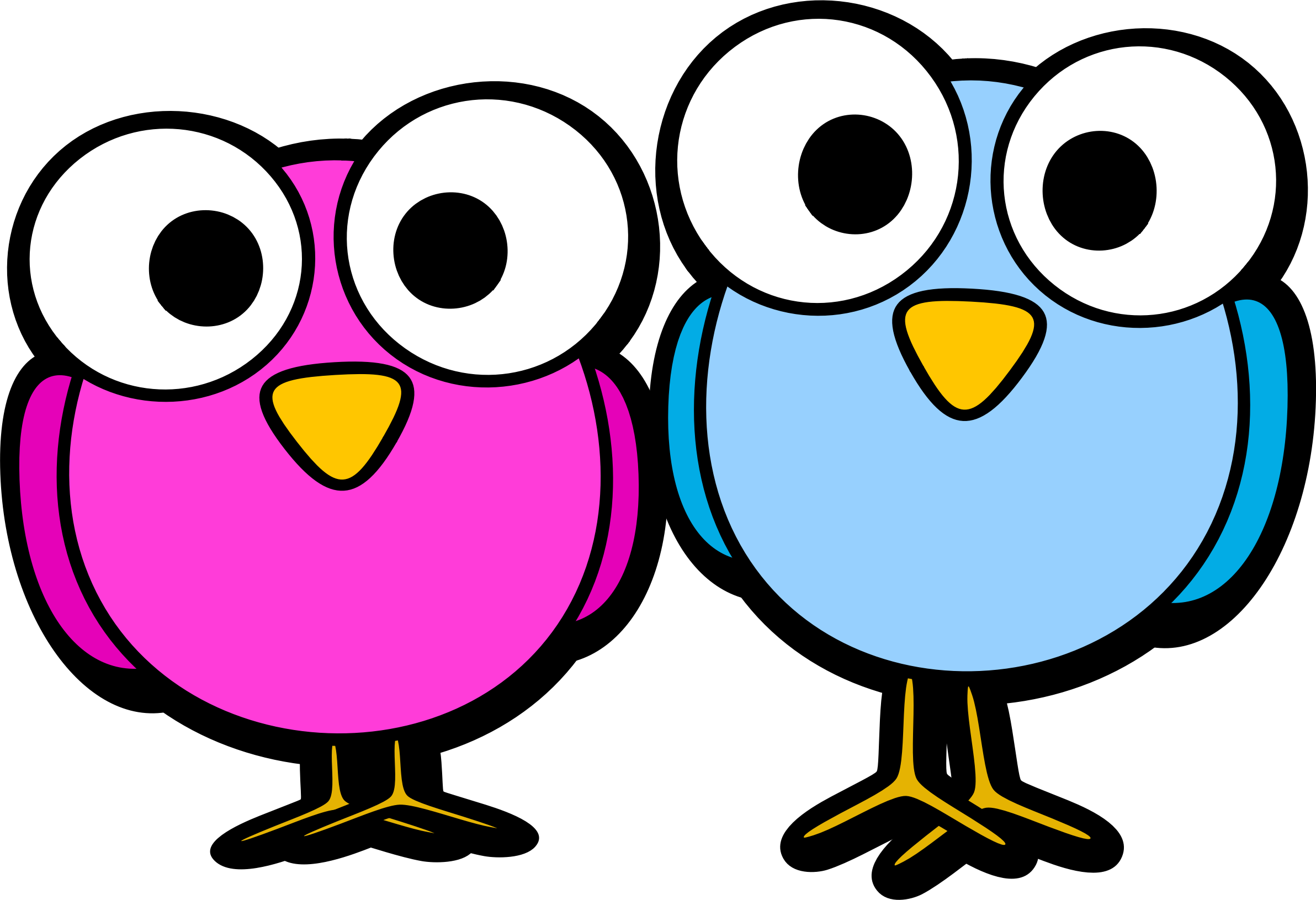 Big Image - Cute Bird Clipart (2384x1631)
