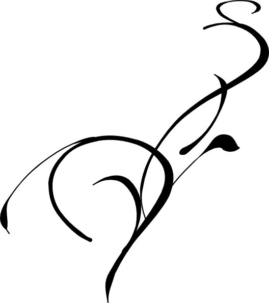 Western Scroll Border Clip Art - Aisha Bint Abi Bakr (528x595)