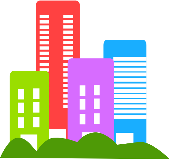 Building Clip Art - City Clipart Png (555x520)