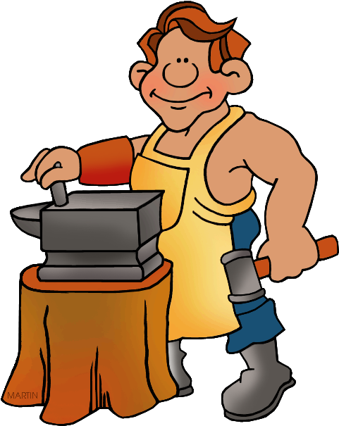 Blacksmith - Blacksmith Clipart (527x648)