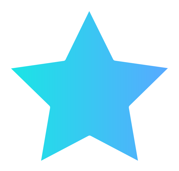 Blue Star Clipart White Blue Star Clip Art At Clker - Different Colors Of Stars Clipart (600x573)