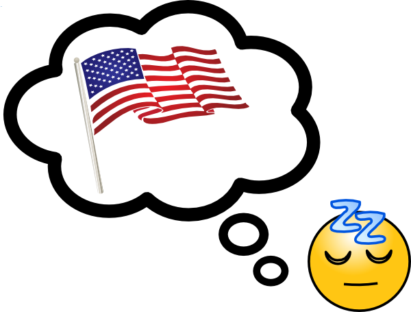American Dream Hi Clipart - American Dream Clipart (600x455)