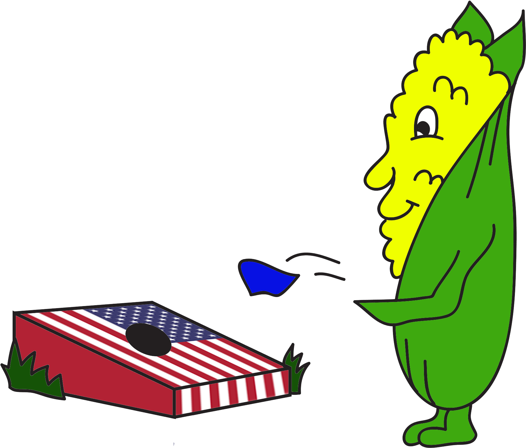 Cornhole About All American Liberty Leagues Clip Art - Clip Art Cornhole (2200x1700)