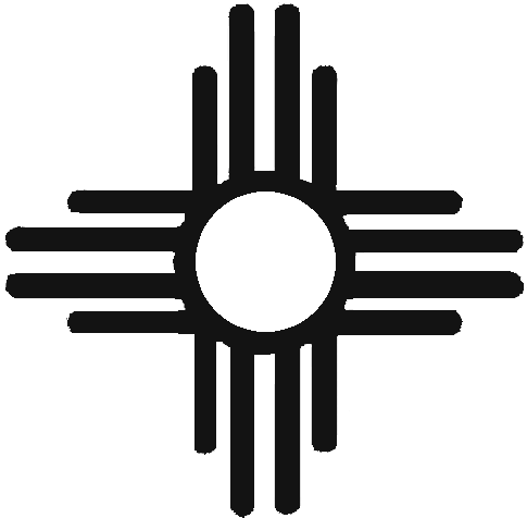 Native American Symbols Clip Art - Native American Sun Symbol (499x500)