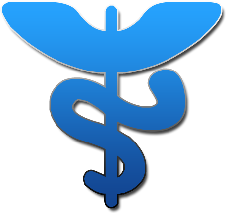Caduceus Medical Symbol Logo - Clip Art (512x512)