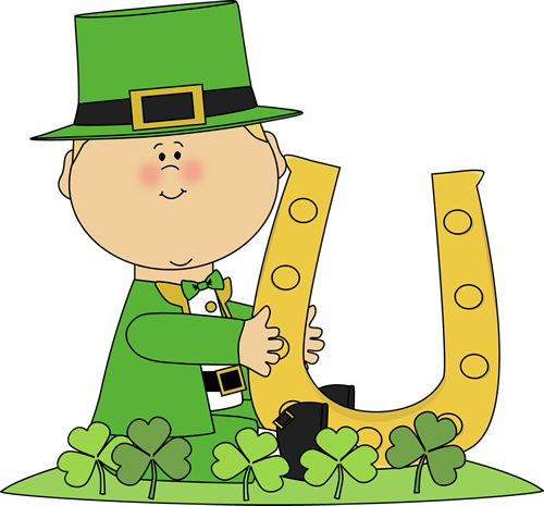 Shamrock Clip Art - Cute St Patrick's Day Clipart (500x465)