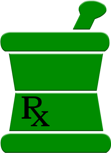 Green Rx Mortar Pestle Logo Clip Art Image - Mortar And Pestle Logo (512x512)