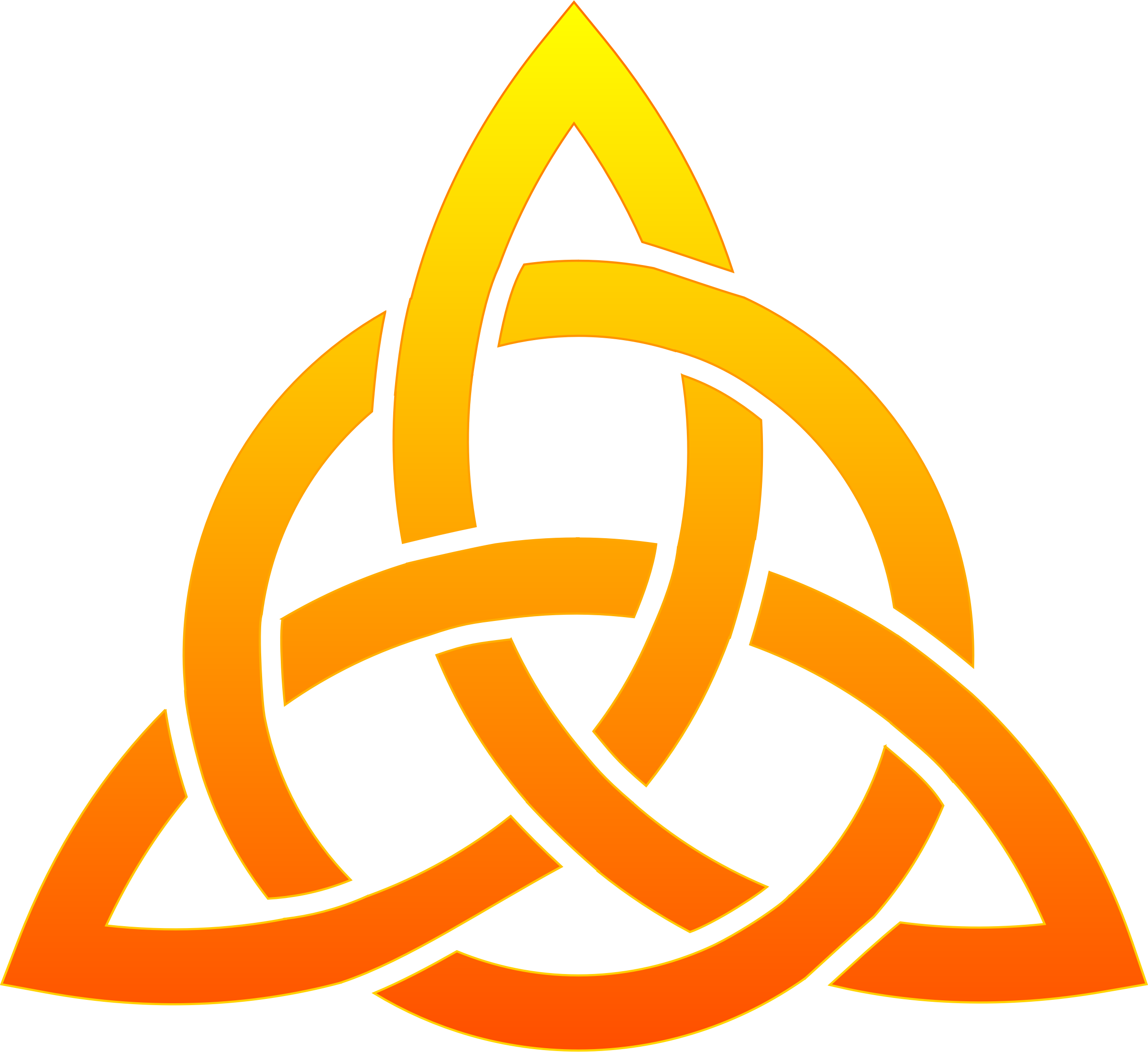 Celtic Trinity Knot Clipart - Celtic Symbols And Meanings (2400x2199)