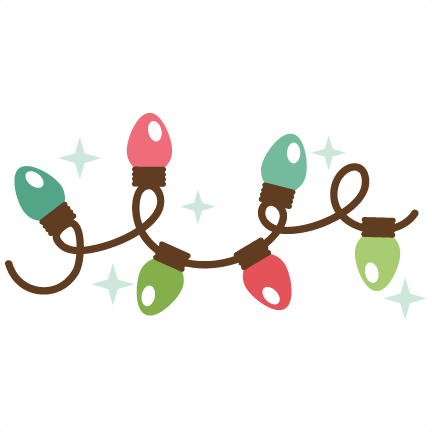 Christmas Lights Svg Cutting File Christmas Svg Cut - Desenhos De Pisca Pisca (432x432)