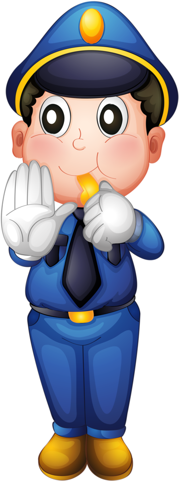 Precious Moments - Traffic Enforcer Clipart Png (408x1024)