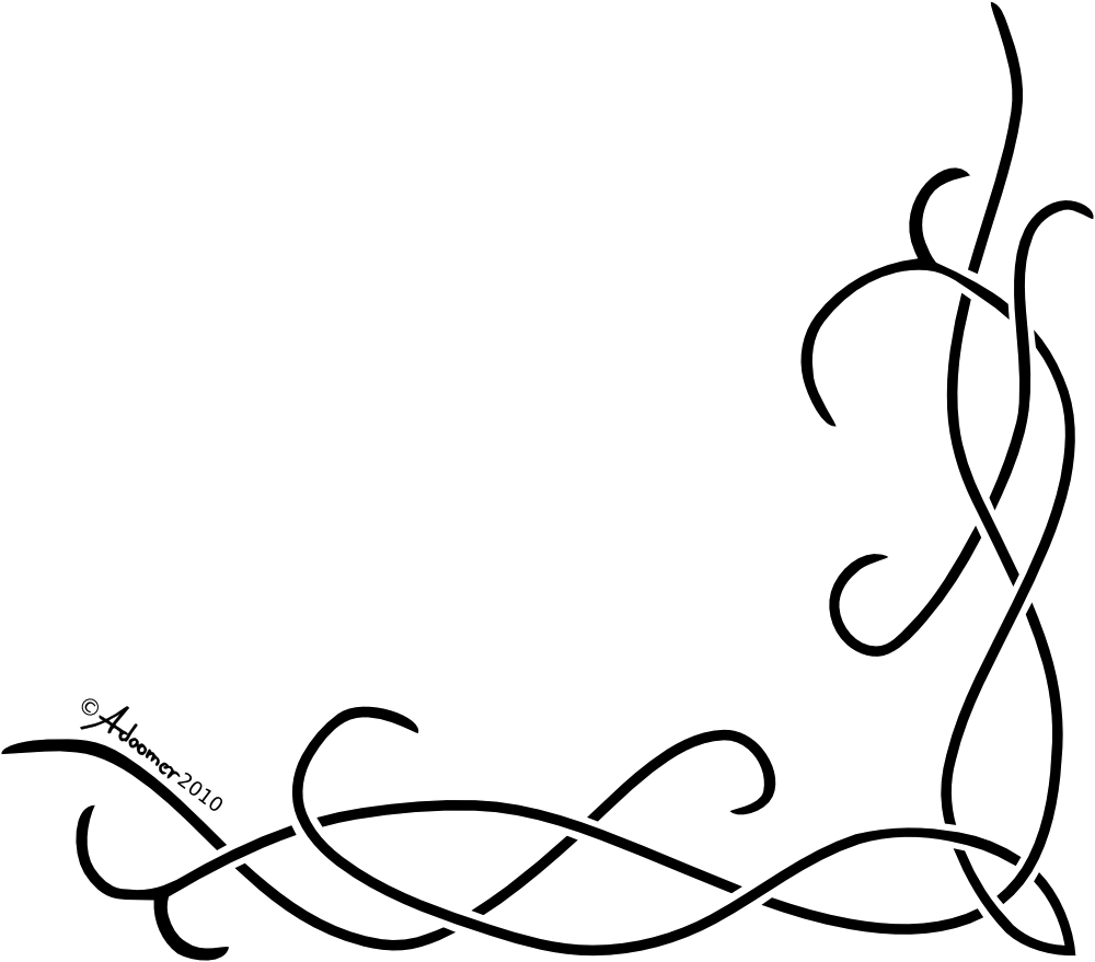 Classical Celtic Pattern Free Vector Art - Simple Corner Borders Png (1000x879)