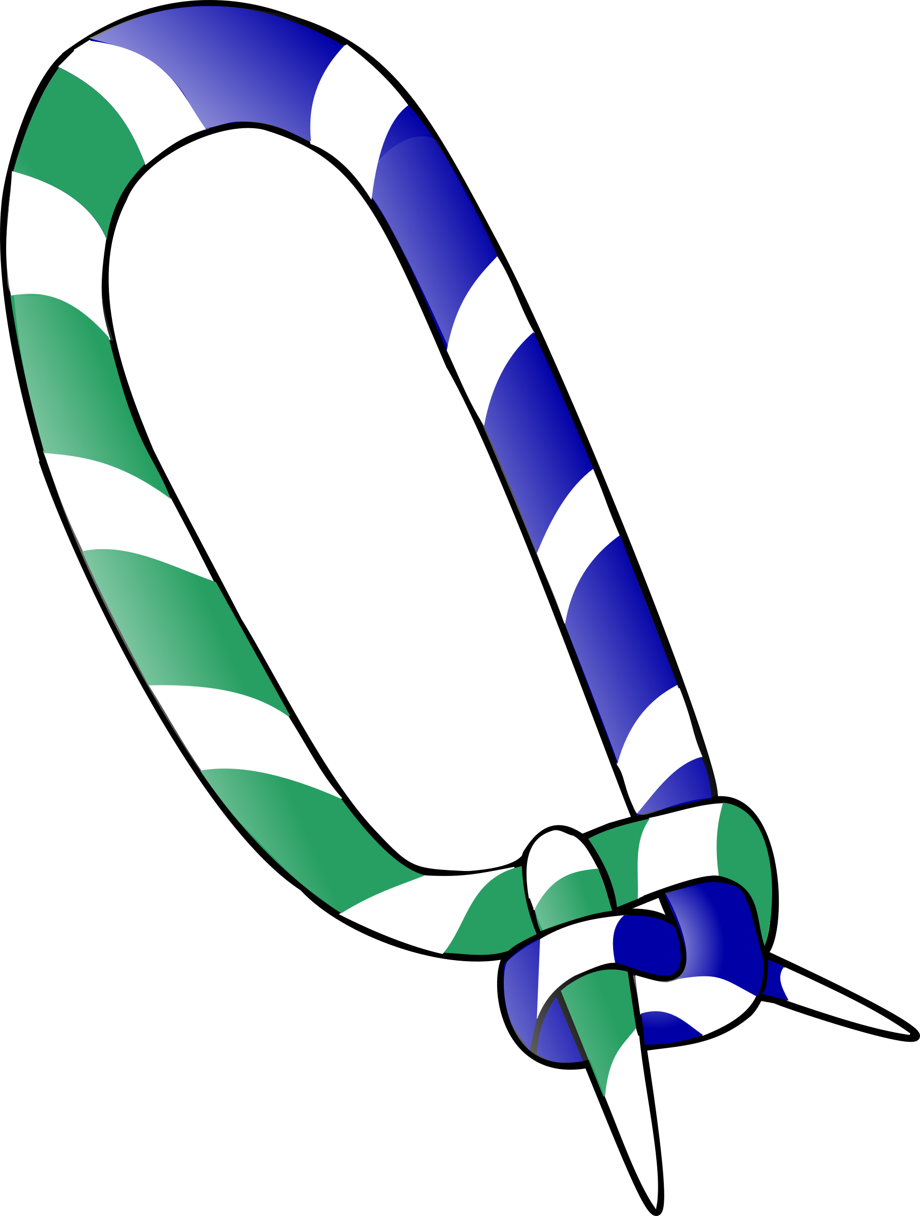 Onlinelabels Clip Art - Scout Scarf Clipart (1817x2400)