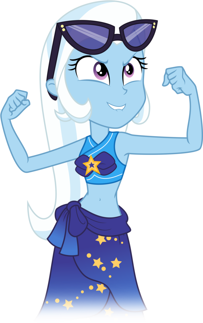 Trixie The Great And Powerful- Swimsuit Edition - Equestria Girls Forgotten Friendship (694x1152)
