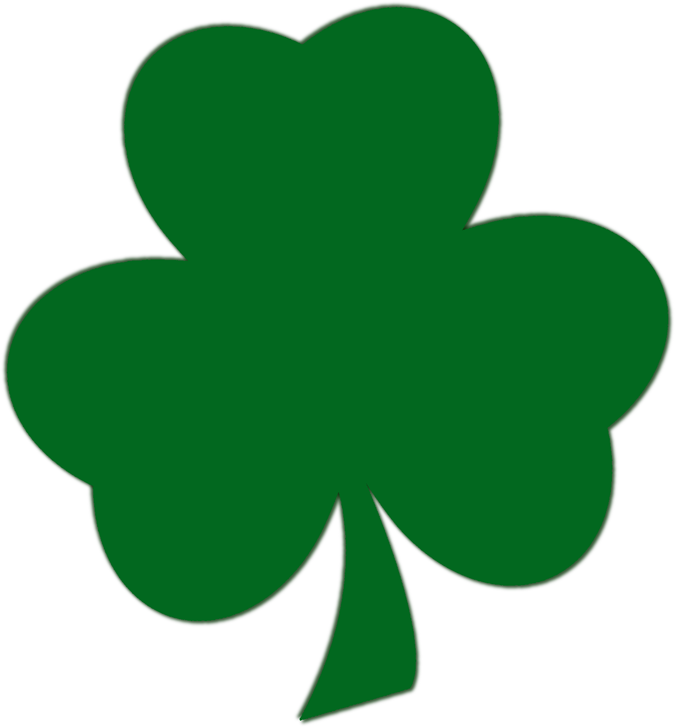 Shamrock Gaillimh Le Gaeilge An Ghaeilge I Ngaillimh - St Patrick's Day Logo (1500x1505)