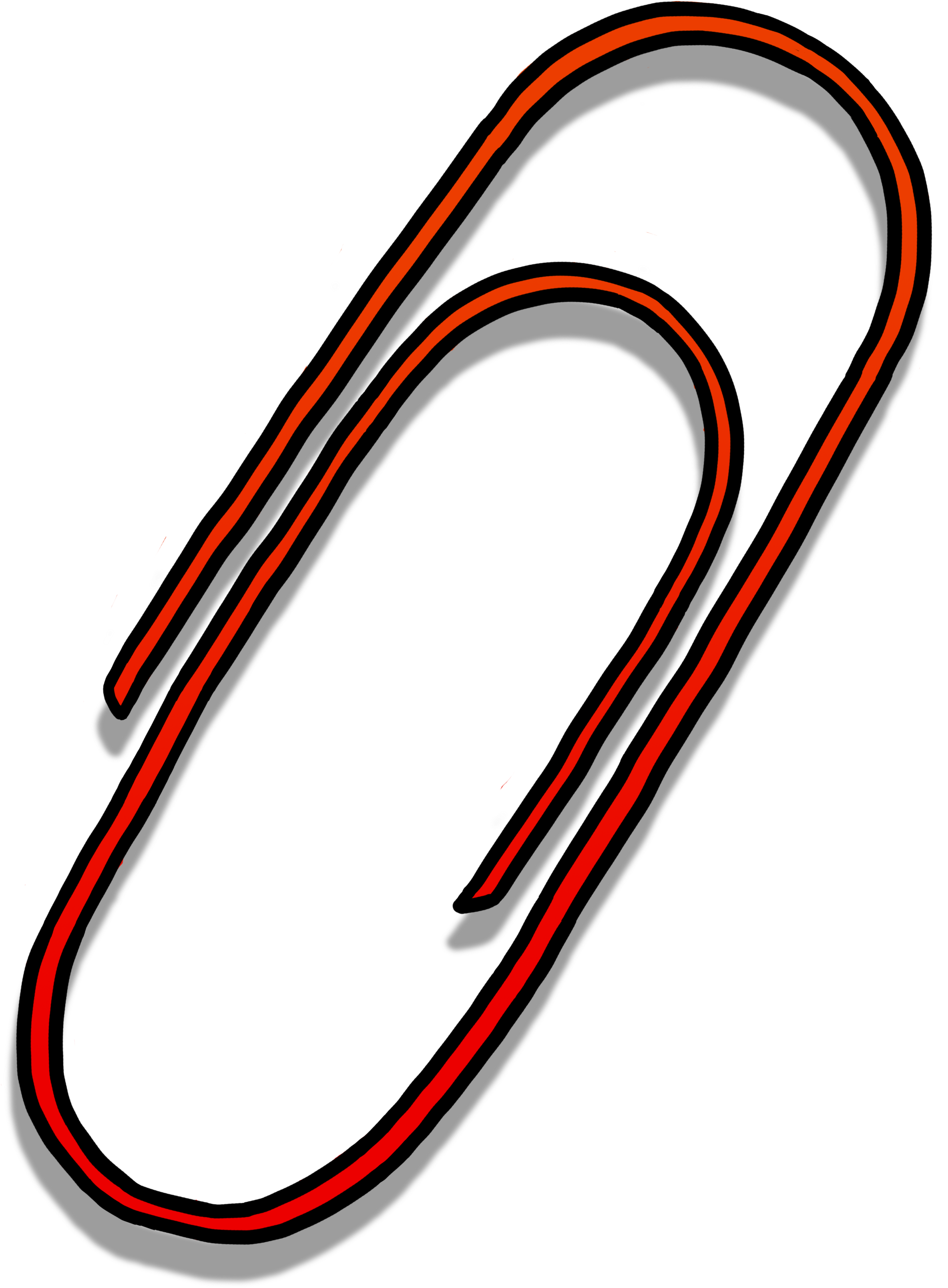 Clip Art Computers Clip Art - Paper Clip Clipart Transparent (2906x3847)