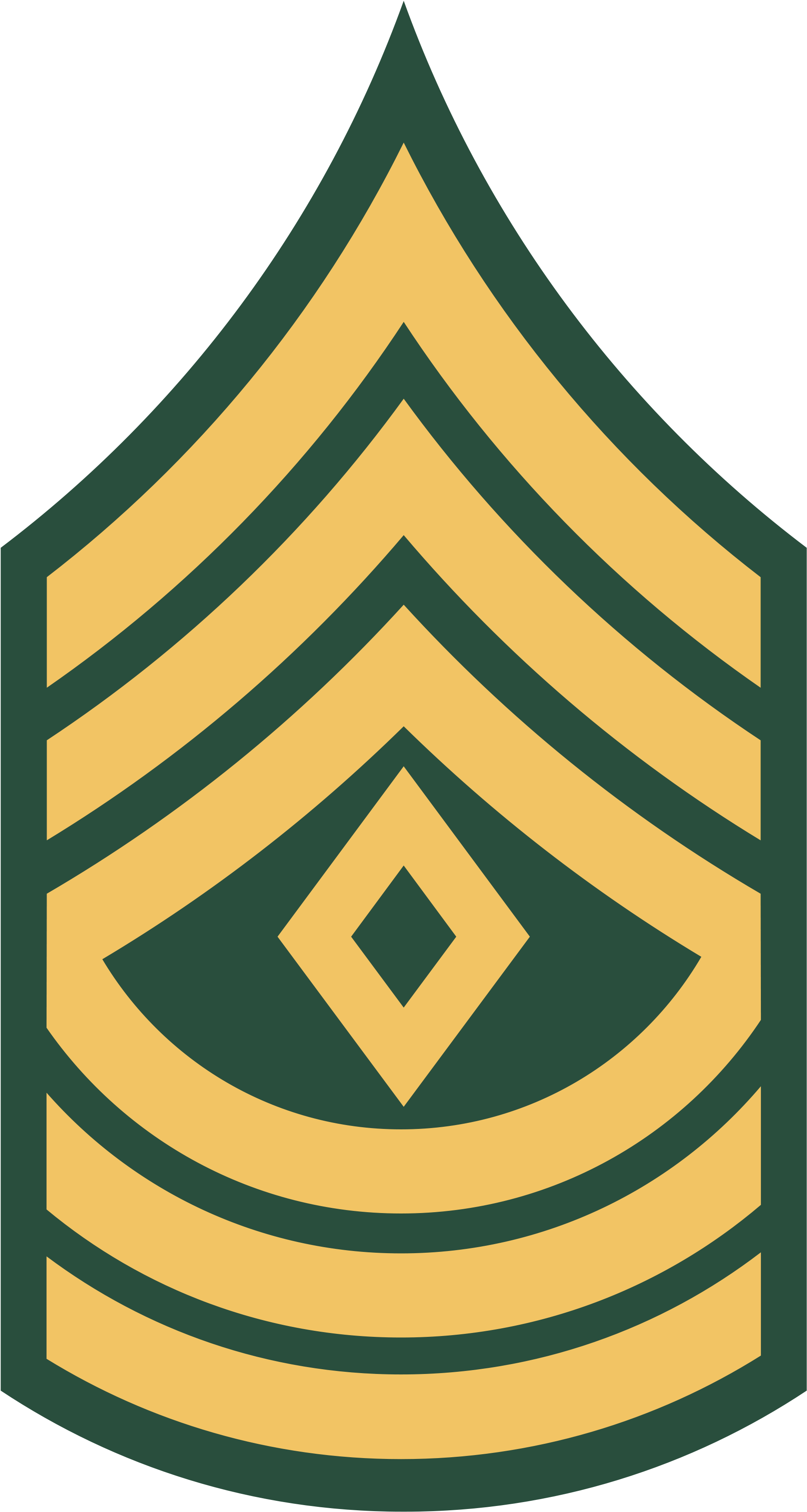 Us Army Logo Clip Art - Army First Sergeant Rank (2000x3600)