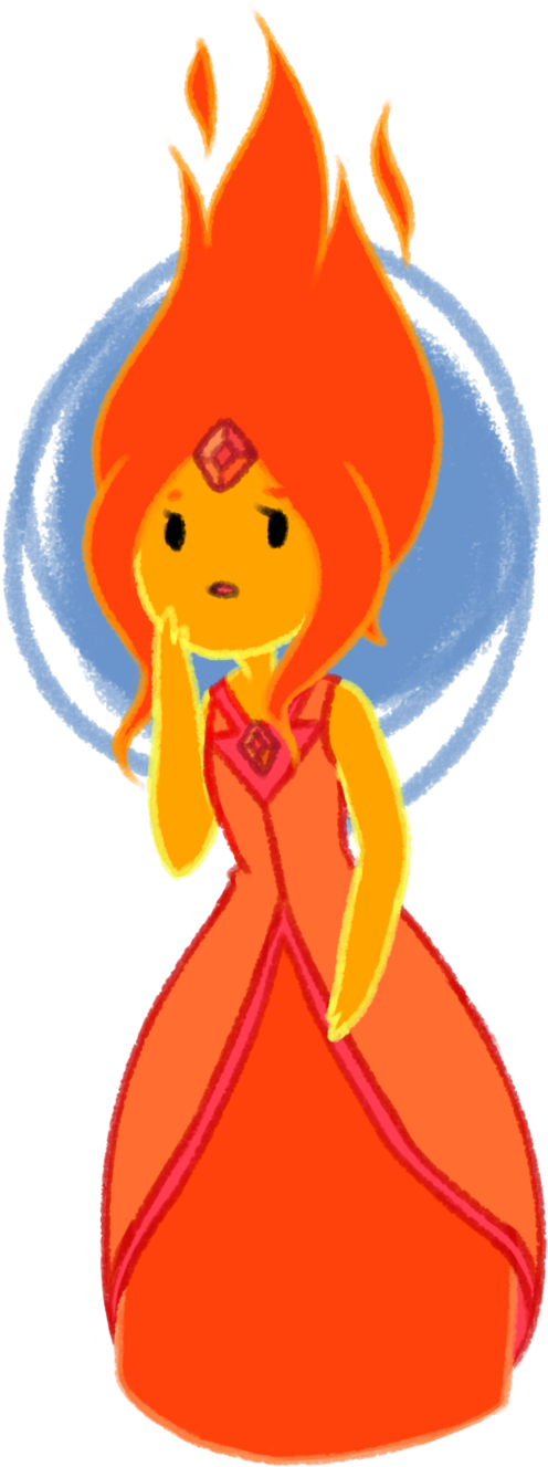 Flame Princess By Horributt - Cartoon (583x1370)